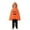R181-Orange, variant on RMGVDSD Toddler Boys Halloween Costume Ghost Face Print Poncho Cape Hooded Tops With Long Pants Holiday Party Dress Up Outfit For Kids 3-4 Years