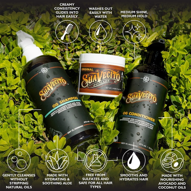 Suavecito Original Hold Hair Care Gift Set, for All Hair Types