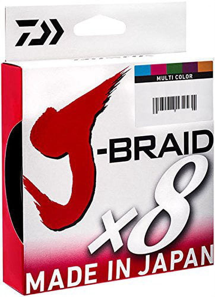 Daiwa 30-300MU J-BRAID Braided Line 30lb 330yd 300m Multi-Color