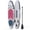 Rose Red, variant on Garvee Inflatable Stand-up Paddle Board, 10.6' x 32'' x 6'', Manual Pump, with Camera Mount, White & Blue