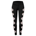 thumbnail image 3 of Women's Football Printed High Waist Leggings for Yoga Running and Daily Fitness, 3 of 3