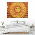 thumbnail image 3 of ONETECH  Burning Sun Tapestry Flower Vines Tapestries Vintage Floral Tapestry Mystic Tapestry Hippie Tapestry Wall Hanging for Room, 3 of 7