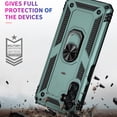 thumbnail image 5 of Designed for Samsung Galaxy A26 5G Case, Military Grade Protective Phone Case Cover with Enhanced Metal Ring Kickstand [Support Magnet Car Mount] Compatible with Samsung Galaxy A26 5G, Darkgreen, 5 of 7