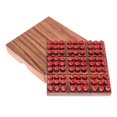 thumbnail image 2 of NOVICA Brown Orange Handmade Raintree Wood Sudoku Puzzle Game, 2 of 4