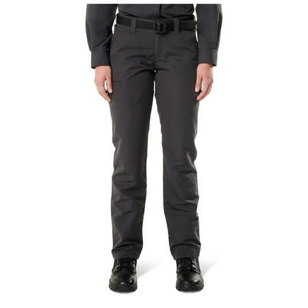 UPC: 0888579161304 | 5.11 Work Gear Women s Fast-Tac Urban Pants Water-Resistant Finish 4-Way Stretch Charcoal 6/Long Style 64420
