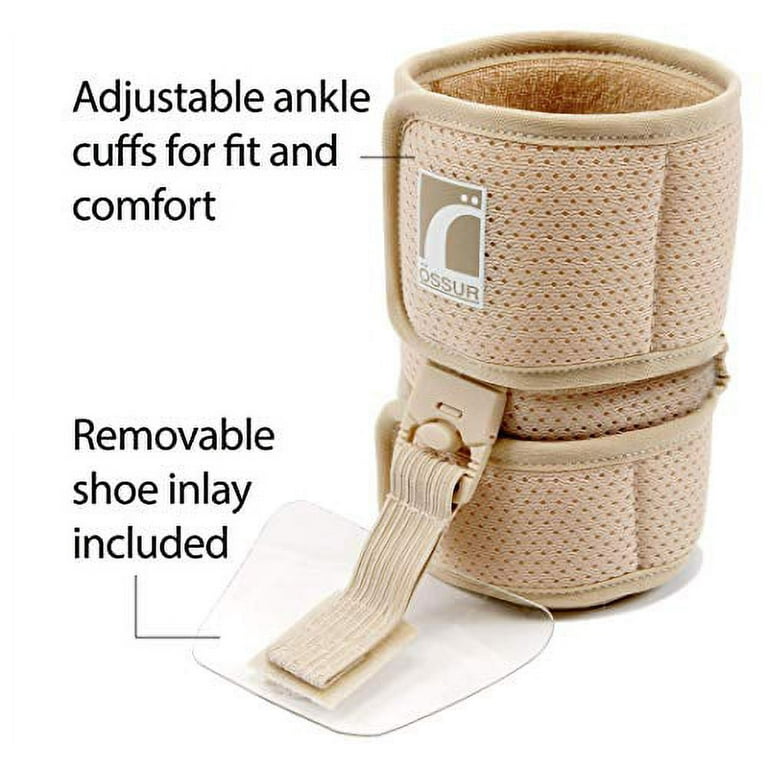 Ossur Foot-Up Drop Foot Brace - Ankle-Foot Orthosis (AFO) for Drop Foot  Support - Lightweight, Adjustable Wrap for All-Day Comfort - Breathable