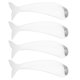 thumbnail image 5 of Cucharas redondas de acero inoxidable de estilo coreano de 4 piezas Cucharas con forma de animales encantadores (plata) HOMEMAXS 11601830-MX, 5 of 7