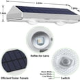 thumbnail image 5 of Solar Fence Lights Outdoor - 2700/4000/6000K 3 Mode, Waterproof LED, Fence Light Solar Powered for Outside, Backyard/Railing/Step/Patio/Wall and Home Improvement, 5 of 13