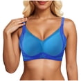 thumbnail image 1 of adviicd Ropa Interior Mujer Women Ultimate Lift and Support Wire-Free Bra(Light Blue,XL), 1 of 3