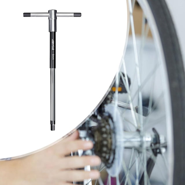 T Manejo de llave hexadecimal, herramienta de mano de llave Allen, liviano para varios trabajos mecánicos Herramienta de reparación de bicicletas de 8 mm