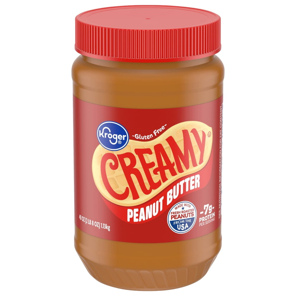 Kroger Creamy Peanut Butter 40 oz - 3 Pack