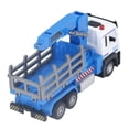 thumbnail image 1 of Logging Truck Toy, Log Tractor Model Alloy Body For Kids Blue, 1 of 8