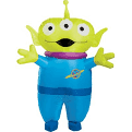 TOY STORY 4 ALIEN INFLATABLE ADULT COSTUME
