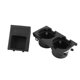 thumbnail image 2 of Portavasos para consola central delantera Interior del coche, portamonedas para BMW E46 1998-2004, negro, 2 of 5
