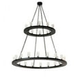 thumbnail image 3 of Meyda Tiffany 153513 Loxley 28 Light 60" Wide Ring Chandelier - Bronze, 3 of 4