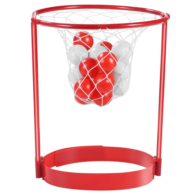 EeaseMX VORCOOL - Pelota de baloncesto con diadema para niños, ideal como juguete para fiestas al aire libre (rojo)