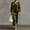 Army Green, variant on KLHDSF Women's Long Sleeve Fall Midi Velvet Dresses for Wedding Guest Dresses Modest,Frocks,Paris Outfits,Ropa De Mujer Casual Y Moderna Army Green L