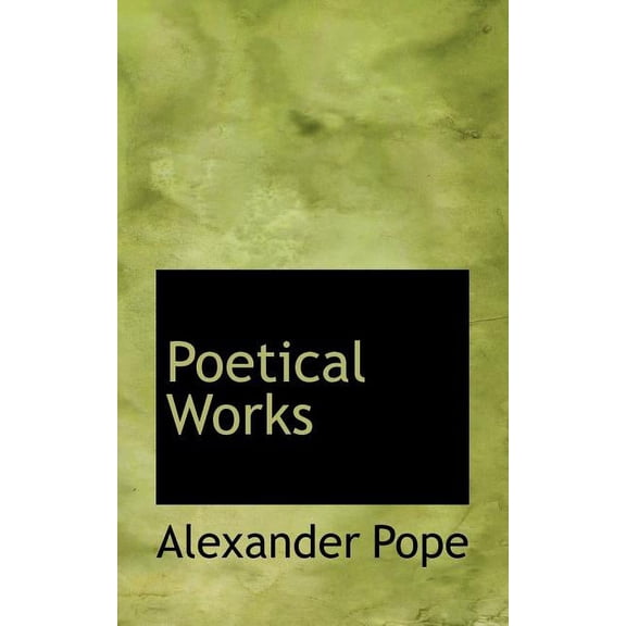 Poetical Works (Paperback)