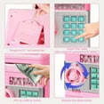 thumbnail image 4 of Piggy Bank ATM for Kids, Mini ATM Machine with Password Code Lock and Automatic Scroll, Electronic Money Savings Bank for Boys and Girls Ages 3-12, 4 of 11