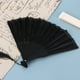 thumbnail image 5 of Abanico de mano Jadeshay plegable japonés negro, 5 of 11