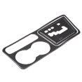 thumbnail image 4 of Gear Shift Panel Cover Gear Shift Panel Trim Cup Holder Panel Trim Cup Holder Panel Frame Carbon Fibdecoración de la cubierta interior del automóvil Control central Panel de cambio de marchas Ajuste d LHCER None, 4 of 5