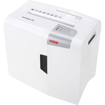 HSM, HSM1043W, shredstar X5 Cross Cut Shredder, 1 Each, White