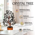 thumbnail image 4 of Handcrafted Chakra Crystal Tree With 7 Chakra Stones, Home Office Decor, Reiki Healing Gift For Women Birthday, 4 of 7
