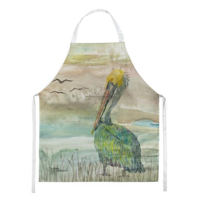 Carolines Treasures SC2012APRON Pelican Sunset Apron