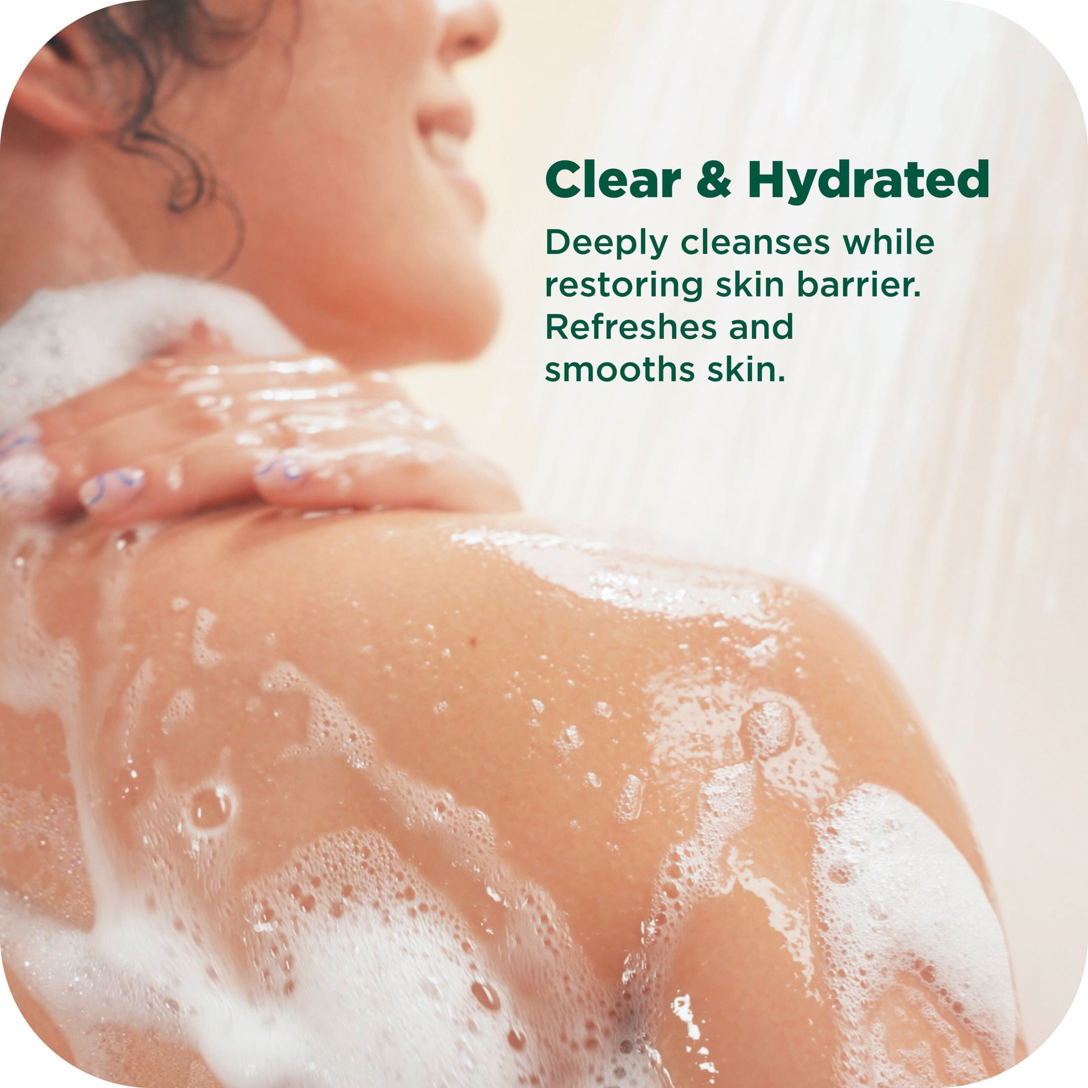 OLLY Body Wash With Salicylic Acid, Niacinamide & Vitamin A Clear Mood + Skin For Smoother Skin ,17 fl oz