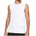 thumbnail image 4 of Telankuip 2026 Summer Lightweight Breathable Workout Tank Tops for Men Fashion Camouflage Print Crewneck Sleeveless Tee Vest for Exercise and Fitness Daily Wear 0-White XL, 4 of 6