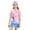 v#20Pink97, variant on Rggeeun Baby Girls One-Piece Cartoon Print Short Sleeve Crew Neck Back Zipper Knit Slim Fit Elastic with Matching Hat for Summer Water Activities Lovely Swimsuit,Pink,10-12 Years