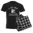 thumbnail image 6 of CafePress - I Play Drums Men's Dark Pajamas - Men's Dark Loose Fit Cotton Pajama Set, 6 of 7
