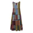 thumbnail image 3 of Sonducket Vestido de mujer con estampado bohemio y largo midi con correa para el hombro Vestidos Verde XXL Sonducket AP002073-08, 3 of 6
