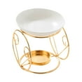thumbnail image 2 of Kuntesetty Ceramic Essential Oil Burner Candle Stand Melt Warmer for SPA Indoor Cabinet gold, 2 of 9