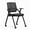 Black_With Wheels, variant on Breathable Mesh Office Chair Stacking,Ergonomic Conference Chair Meeting Chair Back Support,Desk Folding Chairs Negotiation Chair Multifunction Seat Task Chair