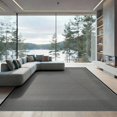 thumbnail image 2 of ODIKA 6'x9' Washable Area Rug Checkered Dot Geometric Interlocking Grid Entry Music Long Entryway for Dining Room, Under Table, Office Décor, Non-Slip Chair-Friendly, 2 of 7