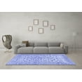 thumbnail image 3 of Ahgly Company Machine Washable Indoor Rectangle Persian Blue Traditional Area Rugs, 4' x 6', 3 of 4