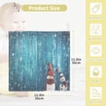 thumbnail image 7 of SKYSONIC Little Knitted Snowmans Baby Muslin Washcloths Face Towel, Christmas Soft Snow Burp Cloths Cotton Wipes 5 PCS Infant Wash Cloth for Newborn Boys Girls 12"x12", 7 of 7