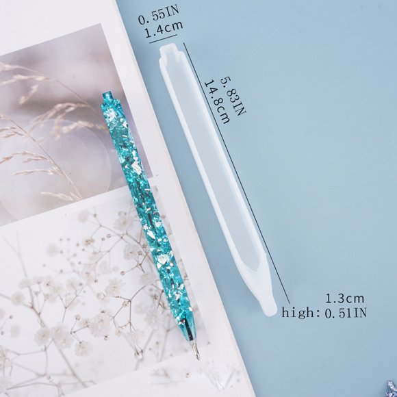 Kiplyki Wholesale DIY Crystal Gel Drop Mold Refill Self Made Silicone Mold For Ball Point Pen