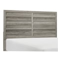 thumbnail image 3 of JERFIT Queen Size Bed Frame, Weathered Gray Wood Platform Bed with Headboard and Footboard, Rustic Farmhouse Bedroom Furniture, 3 of 6
