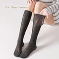 thumbnail image 6 of CoCoMangos Women's Sheer Slouch Knee High Socks Argyle Pattern Calf Boot Stockings, 6 of 7