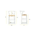 thumbnail image 6 of Poly and Bark Weave Counter Stool in White, 6 of 10