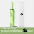 thumbnail image 4 of HBBKVI 41" Umbrella, Sun Protection Windproof Auto Open Umbrella for Travel Outdoor, 12 Ribs, Portable Folding Umbrella, Matcha Green, 4 of 9