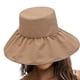 thumbnail image 3 of Sombrero de pescador de moda para verano, playa, ala ancha, sombrero de viaje plegable, 3 of 5