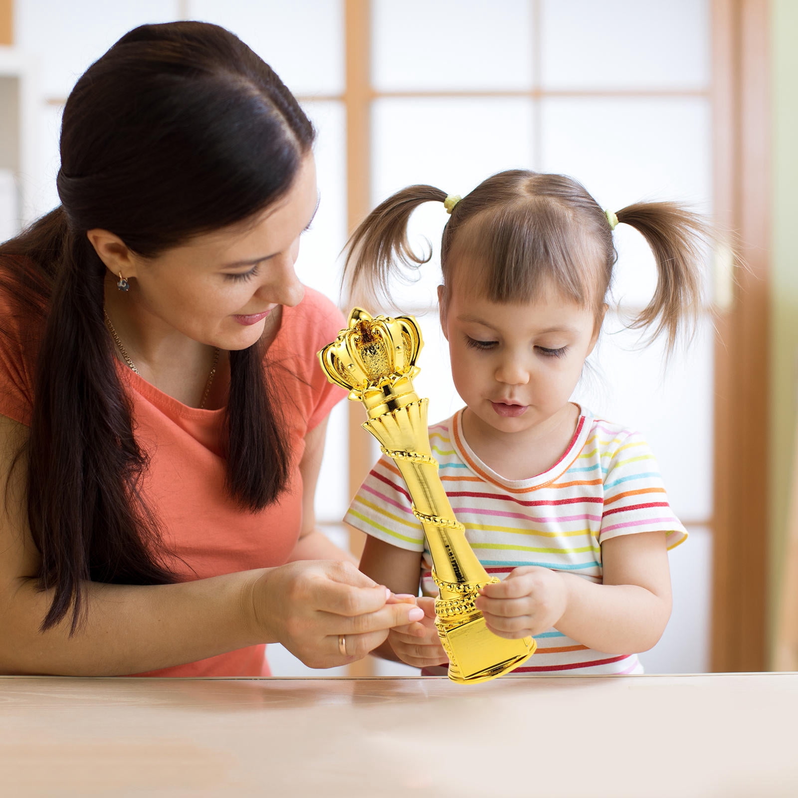 FRCOLOR Golden Resin Award trophy for Competition and Company Activity Small Size 3.5 Inches