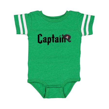 

Inktastic Captain with pirate hat Gift Baby Boy or Baby Girl Bodysuit