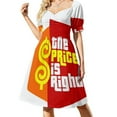 thumbnail image 3 of Vestido de verano de manga corta esencial The Price Is Right, vestido coreano para mujer, vestidos de gala de verano., 3 of 7