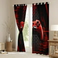 thumbnail image 2 of Castle Fairy Red Gamepads Boy Black Out Curtains,Video Game Curtains Pack of 2 (42x63 Each),Geometric Honeycomb Bedroom Curtains,Luxury Bedroom Decor, 2 of 6