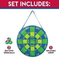 thumbnail image 2 of Franklin Sports 20√¢¬Ä¬ù Inflatable Dart Ball Board w/ Tennis Ball Self-Stick for up to Multiplayers, 2 of 9