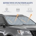 thumbnail image 4 of Zufioo Nautical1 Print Folding Car Windshield Sun Visor, Anti-ultraviolet Sun Visor, Suitable for Trucks, Vans Car Accessories-Small, 4 of 6